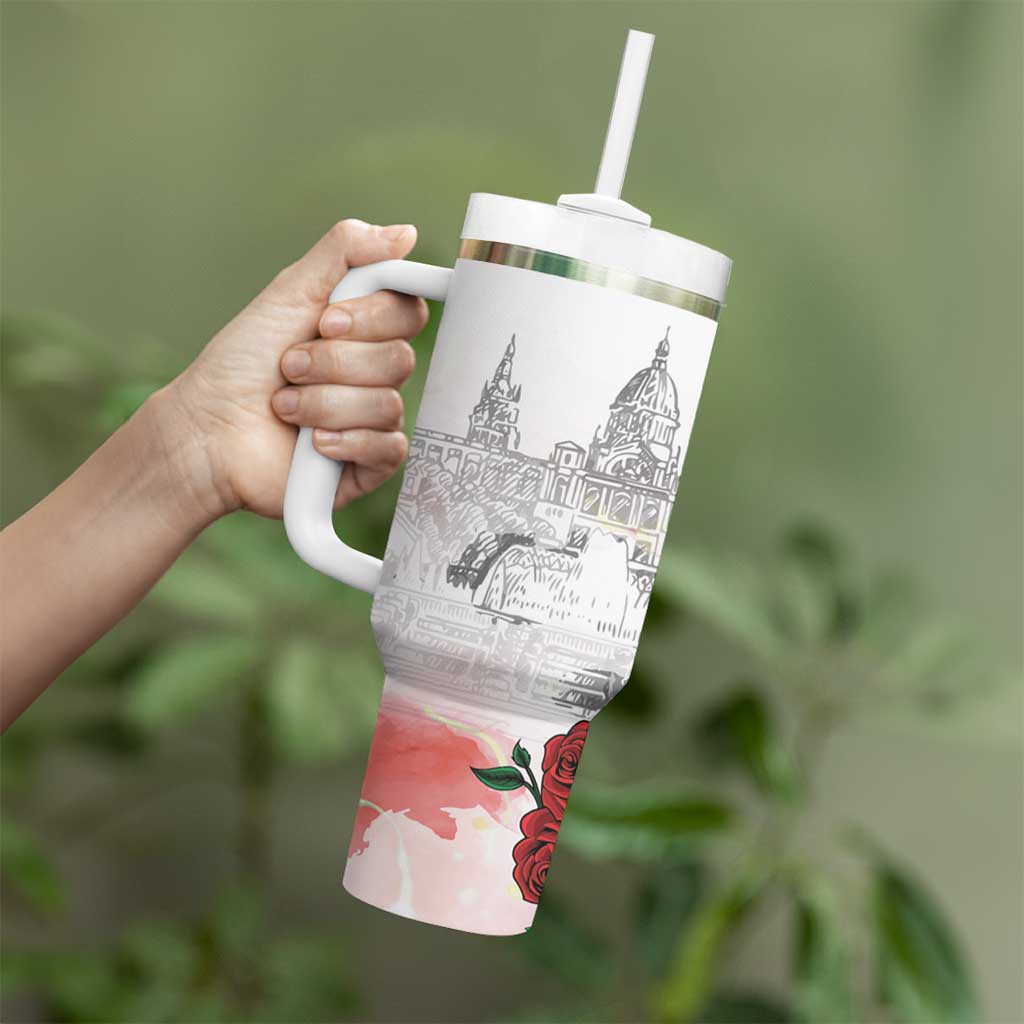 Happy Saint George's Day Tumbler With Handle Diada de Sant Jordi