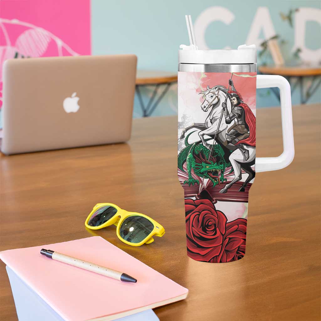 Happy Saint George's Day Tumbler With Handle Diada de Sant Jordi