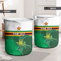 Zimbabwe Rugby Personalized Laundry Basket Charging Sables Spirit