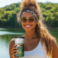 Zimbabwe Rugby Personalized 4 in 1 Can Cooler Tumbler Charging Sables Spirit