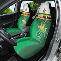 Zimbabwe Rugby Personalized Car Seat Cover Charging Sables Spirit