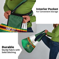 Zimbabwe Rugby Personalized Grocery Bag Charging Sables Spirit