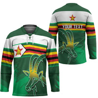 Zimbabwe Rugby Personalized Hockey Jersey Charging Sables Spirit