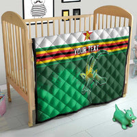 Zimbabwe Rugby Personalized Quilt Charging Sables Spirit
