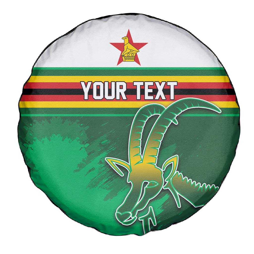 Zimbabwe Rugby Personalized Spare Tire Cover Charging Sables Spirit