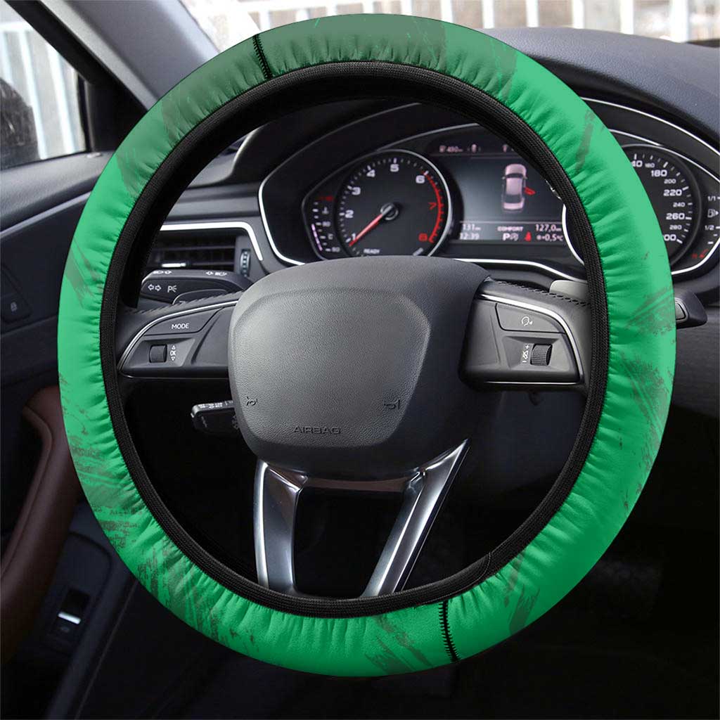 Zimbabwe Rugby Steering Wheel Cover Charging Sables Spirit
