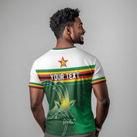 Zimbabwe Rugby Personalized T shirt Charging Sables Spirit