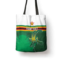 Zimbabwe Rugby Personalized Tote Bag Charging Sables Spirit