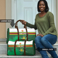 Zimbabwe Rugby Personalized Travel Bag Charging Sables Spirit