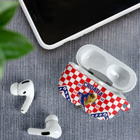 World Football Croatia AirPods Case Fearless Red Check Power