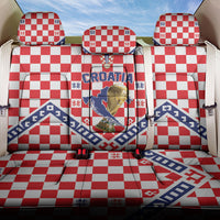 World Football Croatia Back Car Seat Cover Fearless Red Check Power