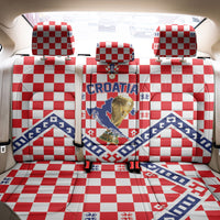 World Football Croatia Back Car Seat Cover Fearless Red Check Power