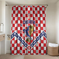 World Football Croatia Bathroom Set Fearless Red Check Power