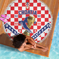 World Football Croatia Beach Blanket Fearless Red Check Power