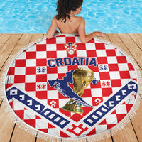 World Football Croatia Beach Blanket Fearless Red Check Power