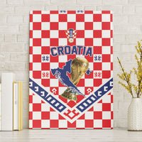 World Football Croatia Canvas Wall Art Fearless Red Check Power