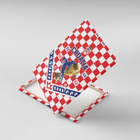 World Football Croatia Canvas Wall Art Fearless Red Check Power