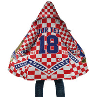 Custom World Football Croatia Cloak Fearless Red Check Power