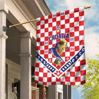 World Football Croatia Garden Flag Fearless Red Check Power