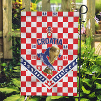 World Football Croatia Garden Flag Fearless Red Check Power
