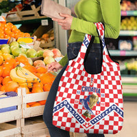 World Football Croatia Grocery Bag Fearless Red Check Power