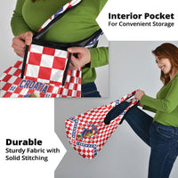 World Football Croatia Grocery Bag Fearless Red Check Power