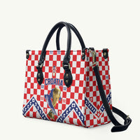 World Football Croatia Leather Bag Fearless Red Check Power