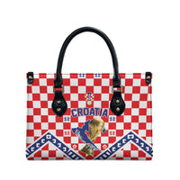 World Football Croatia Leather Bag Fearless Red Check Power
