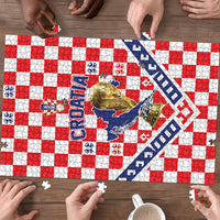 World Football Croatia Puzzle Fearless Red Check Power