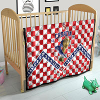 World Football Croatia Quilt Fearless Red Check Power