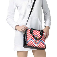 World Football Croatia Shoulder Handbag Fearless Red Check Power