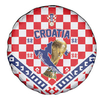 World Football Croatia Spare Tire Cover Fearless Red Check Power