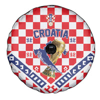 World Football Croatia Spare Tire Cover Fearless Red Check Power