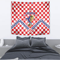 World Football Croatia Tapestry Fearless Red Check Power