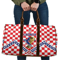 World Football Croatia Travel Bag Fearless Red Check Power
