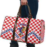 World Football Croatia Travel Bag Fearless Red Check Power