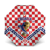 World Football Croatia Umbrella Fearless Red Check Power