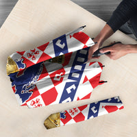 World Football Croatia Umbrella Fearless Red Check Power