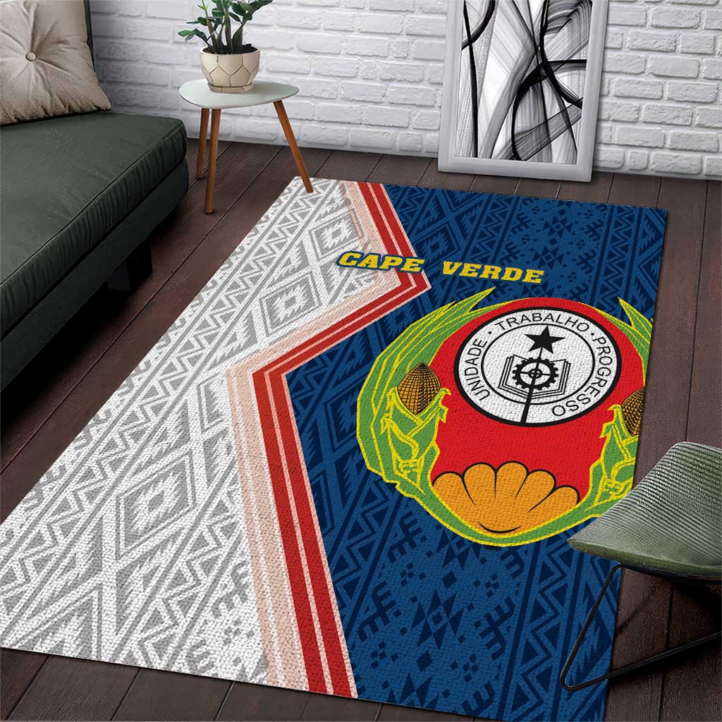 Cape Verde Manatee Tablecloth Coral Reef With Flag Style - Wonder Print Shop