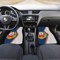 Cape Verde Car Mats Verde Coat Of Arms And Pattern - Wonder Print Shop