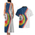 Cape Verde Couples Matching Tank Maxi Dress and Hawaiian Shirt Verde Coat Of Arms And Pattern - Wonder Print Shop