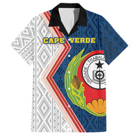 Cape Verde Family Matching Off Shoulder Maxi Dress and Hawaiian Shirt Verde Coat Of Arms And Pattern - Wonder Print Shop