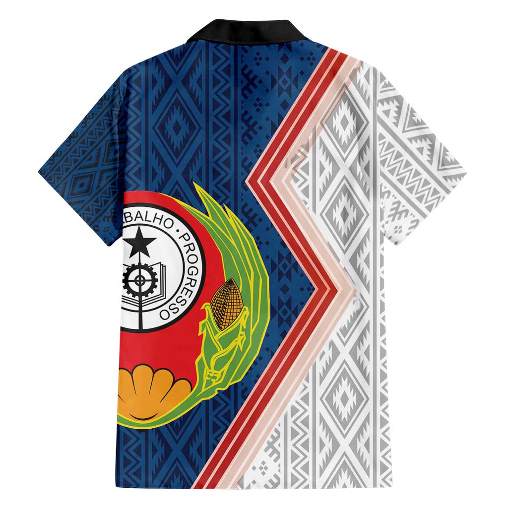 Cape Verde Family Matching Short Sleeve Bodycon Dress and Hawaiian Shirt Verde Coat Of Arms And Pattern - Wonder Print Shop