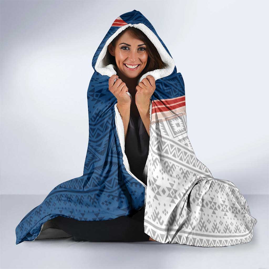 Cape Verde Hooded Blanket Verde Coat Of Arms And Pattern