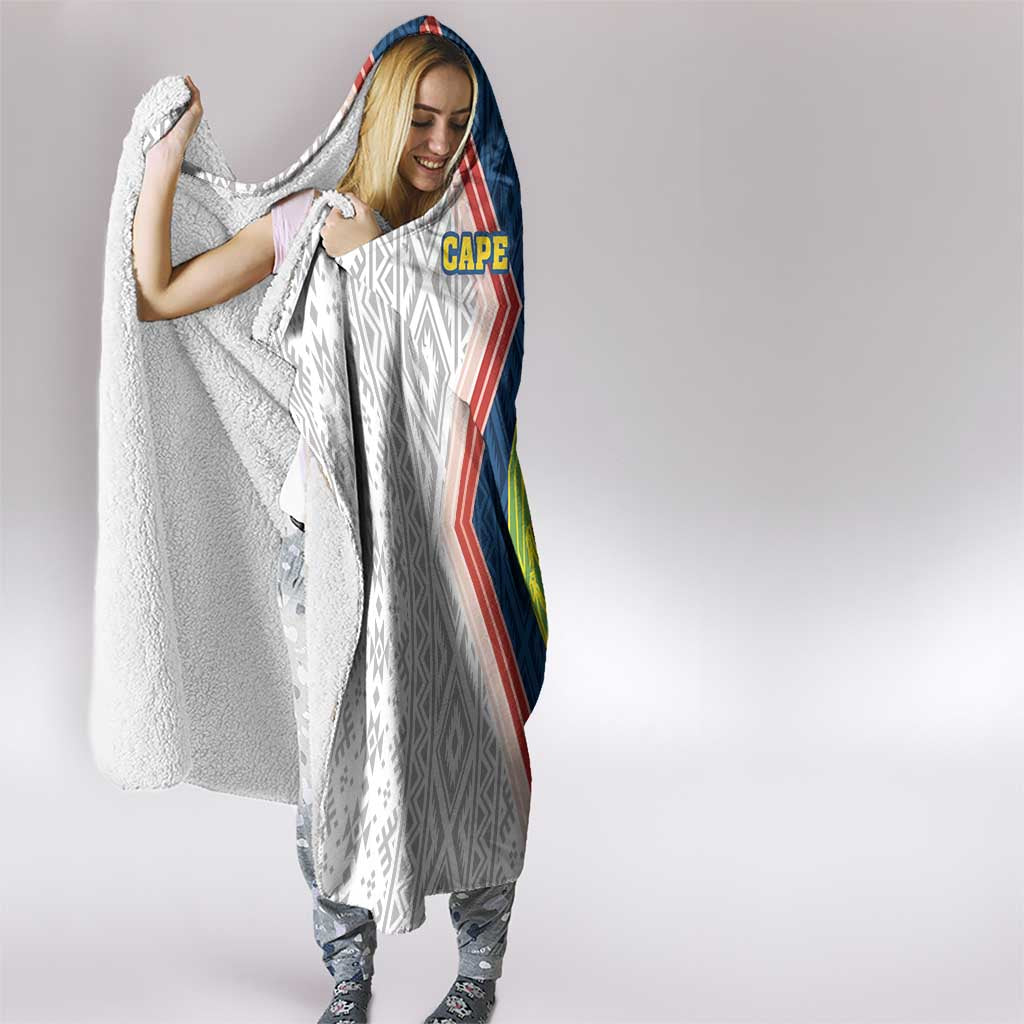 Cape Verde Hooded Blanket Verde Coat Of Arms And Pattern