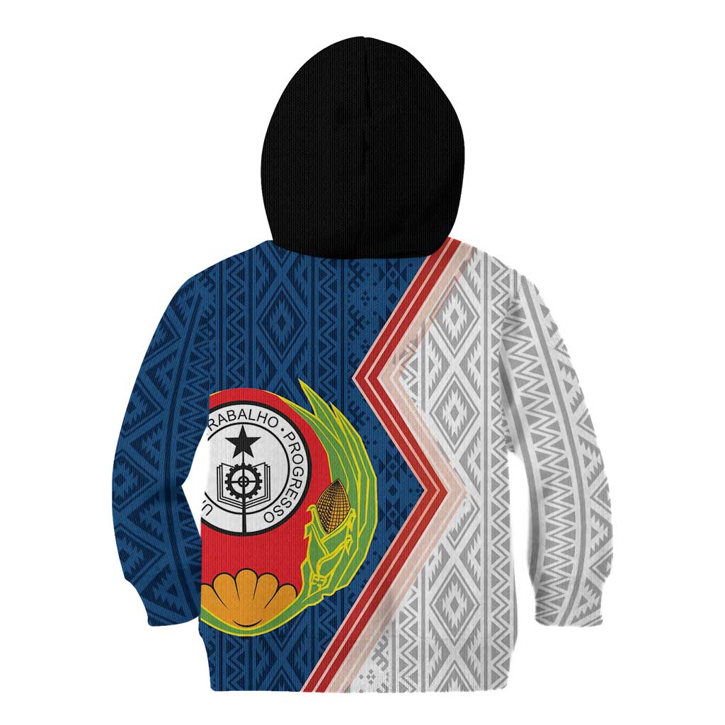 Cape Verde Kid Hoodie Verde Coat Of Arms And Pattern - Wonder Print Shop