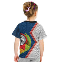 Cape Verde Kid T Shirt Verde Coat Of Arms And Pattern - Wonder Print Shop