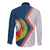 Cape Verde Long Sleeve Button Shirt Verde Coat Of Arms And Pattern - Wonder Print Shop