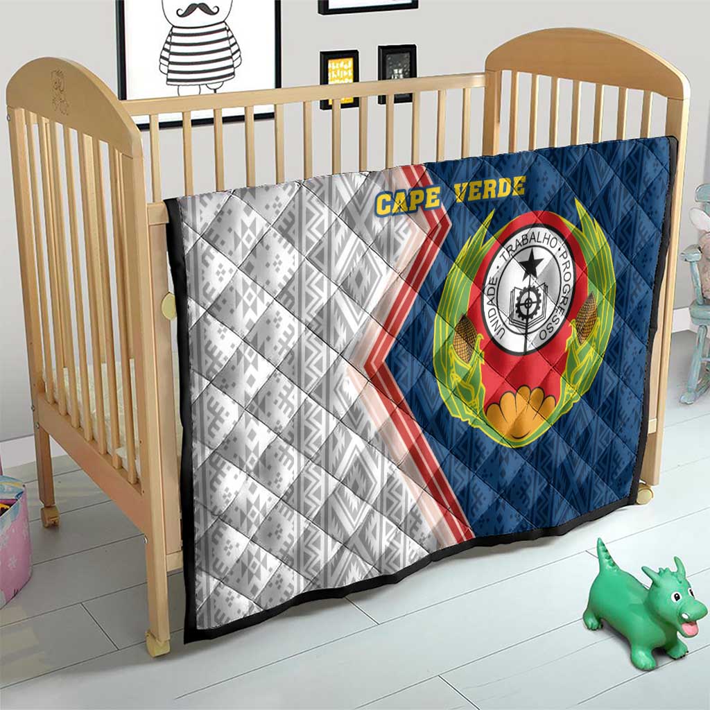 Cape Verde Quilt Verde Coat Of Arms And Pattern - Wonder Print Shop