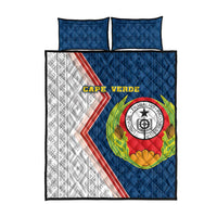 Cape Verde Quilt Bed Set Verde Coat Of Arms And Pattern - Wonder Print Shop
